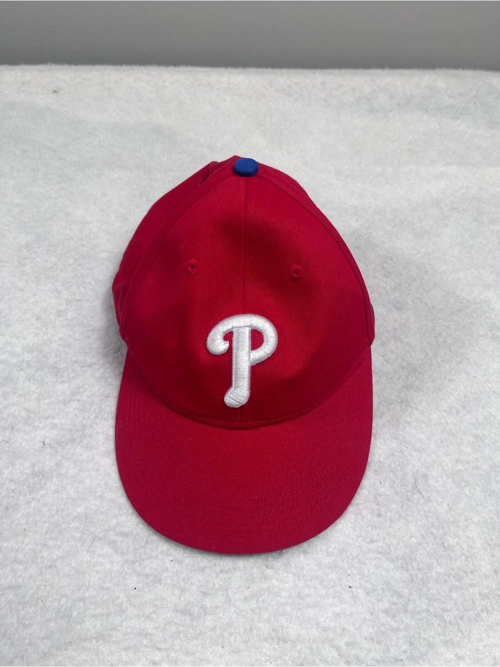 Youth Red Baseball Cap with White 'P' Logo